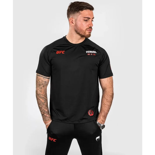 Fashionable UFC Printed T-shirt, Breathable Printed T-shirt, Quick Drying Short Sleeved Outdoor Running Combat Training Top