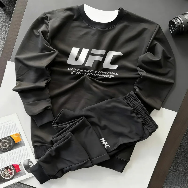UFC Minimalist Set Adult Children Autumn/Winter Thick Fabric Sports Training Fighting Style Slimming Long Sleeve Pants Clothing