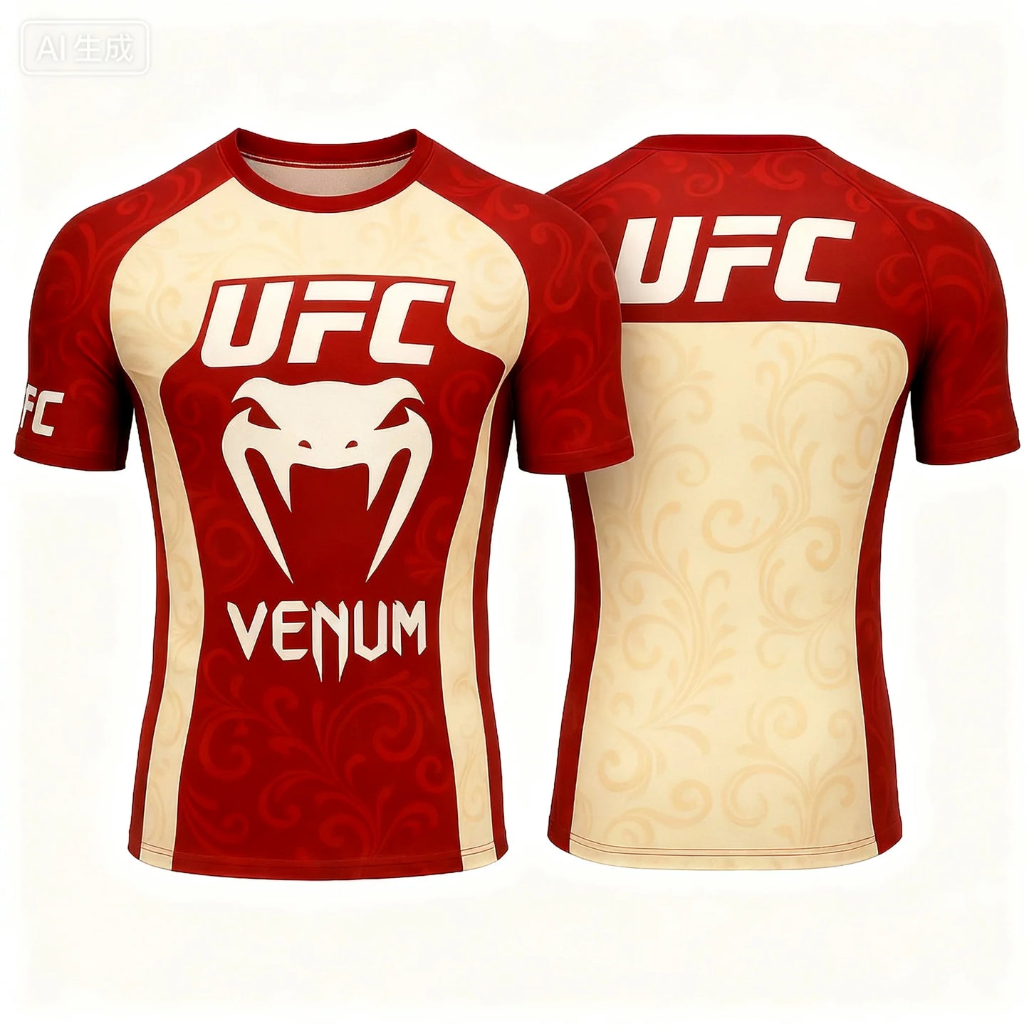 UFC Cool Boxing Fighting Training 3D Print Men Women Children T-shirt Summer Daily Sports Fitness Breathable Casual Short Sleeve