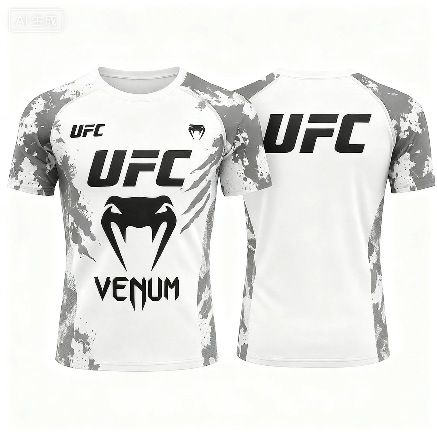 UFC Cool Boxing Fighting Training 3D Print Men Women Children T-shirt Summer Daily Sports Fitness Breathable Casual Short Sleeve